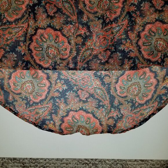 Live 4 Truth Sleeveless Paisley Blouse Medium - Picture 9 of 14